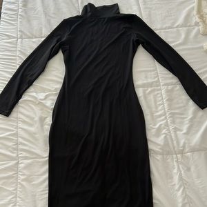 Turtleneck long sleeve maxi dress size Small